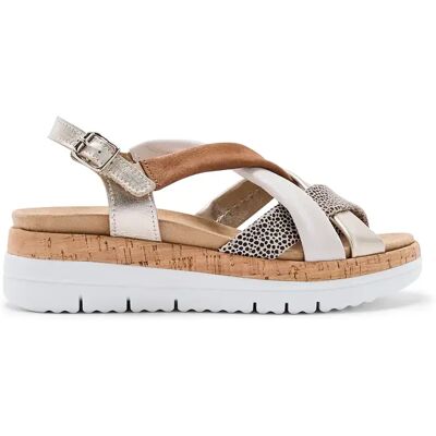 Sandales compensées femme Pédiconfort Multicolore 38 - Publicité Sandales compensées femme Pédiconfort Multicolore 38 - Publicité
