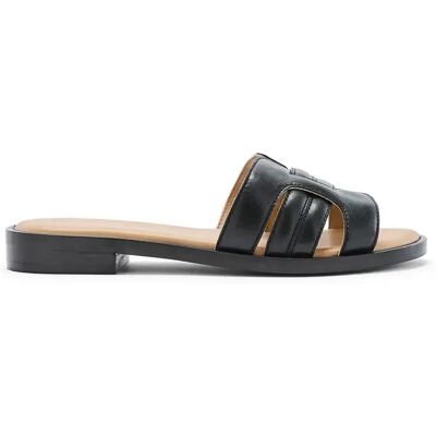 Mules en cuir à aérosemelle femme Pédiconfort Noir 36 - Publicité Mules en cuir à aérosemelle femme Pédiconfort Noir 36 - Publicité