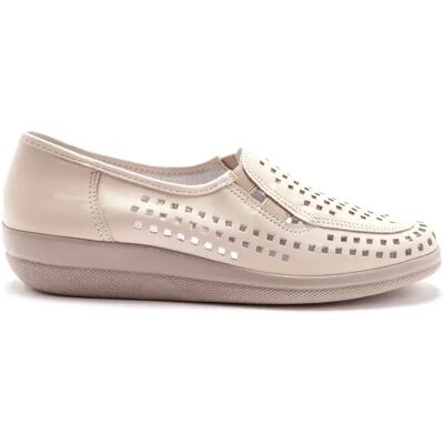 Mocassins cuir femme Pédiconfort Beige 38 - Publicité Mocassins cuir femme Pédiconfort Beige 38 - Publicité