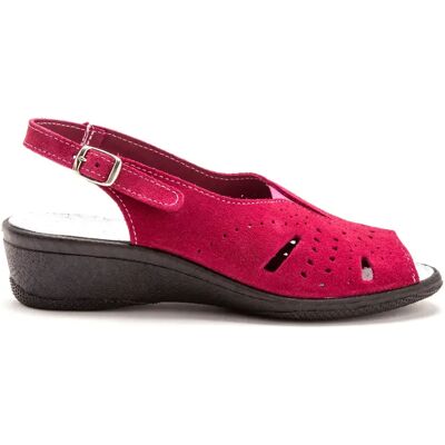 Sandales cuir femme Pédiconfort Rose 40 - Publicité Sandales cuir femme Pédiconfort Rose 40 - Publicité