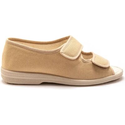 Sandales femme Pédiconfort Beige 40 - Publicité Sandales femme Pédiconfort Beige 40 - Publicité