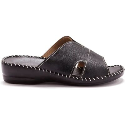 Mules cuir femme Pédiconfort Noir 42 - Publicité Mules cuir femme Pédiconfort Noir 42 - Publicité