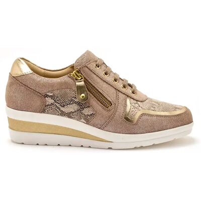 Baskets cuir à aérosemelle femme Pédiconfort Beige 40 - Publicité Baskets cuir à aérosemelle femme Pédiconfort Beige 40 - Publicité
