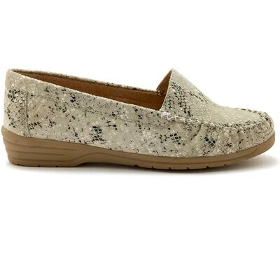 Mocassins cuir femme Pédiconfort Beige 43 - Publicité Mocassins cuir femme Pédiconfort Beige 43 - Publicité