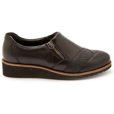 Mocassins sans-gêne cuir zippés Pédiconfort Noir 41 - Publicité Mocassins sans-gêne cuir zippés Pédiconfort Noir 41 - Publicité