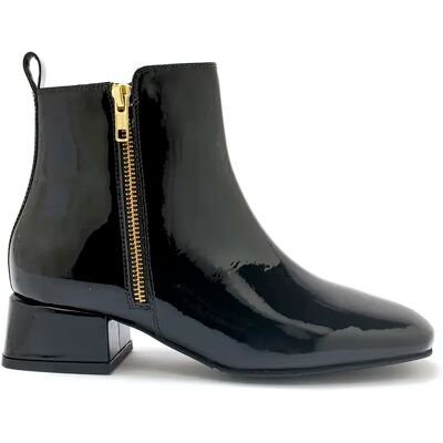 Bottines en cuir verni femme Pédiconfort Noir 41 - Publicité Bottines en cuir verni femme Pédiconfort Noir 41 - Publicité