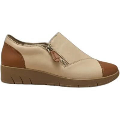 Mocassins élastiqués femme Pédiconfort Beige 38 - Publicité Mocassins élastiqués femme Pédiconfort Beige 38 - Publicité