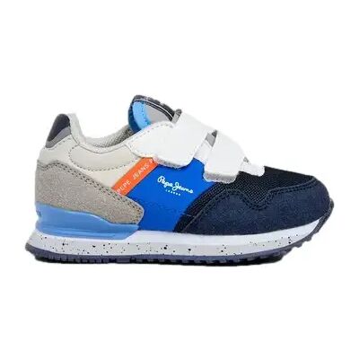 Baskets enfant Pepe Jeans London South Bleu 31 - Publicité Baskets enfant Pepe Jeans London South Bleu 31 - Publicité