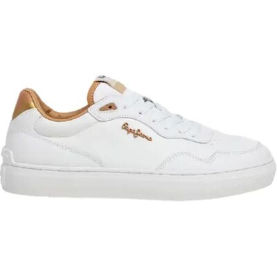 Baskets femme Pepe Jeans Camden Class Blanc 38 - Publicité Baskets femme Pepe Jeans Camden Class Blanc 38 - Publicité