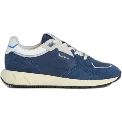 Baskets Pepe Jeans Marlon Vibe Bleu 43 - Publicité Baskets Pepe Jeans Marlon Vibe Bleu 43 - Publicité