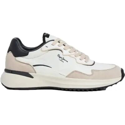 Baskets Pepe Jeans Bampton Club Blanc 40 - Publicité Baskets Pepe Jeans Bampton Club Blanc 40 - Publicité