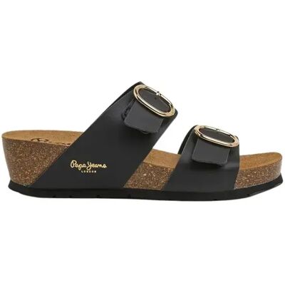 Mules compensées femme Pepe Jeans Delhi Mid Noir 40 - Publicité Mules compensées femme Pepe Jeans Delhi Mid Noir 40 - Publicité