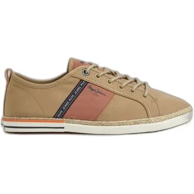 Baskets Pepe Jeans Maoui Tape Sunset Marron 42 - Publicité Baskets Pepe Jeans Maoui Tape Sunset Marron 42 - Publicité