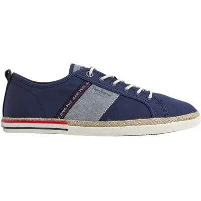 Baskets Pepe Jeans Maoui Tape Bleu 44 - Publicité Baskets Pepe Jeans Maoui Tape Bleu 44 - Publicité