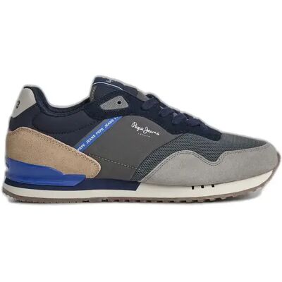 Baskets Pepe Jeans London Bright Gris 42 - Publicité Baskets Pepe Jeans London Bright Gris 42 - Publicité