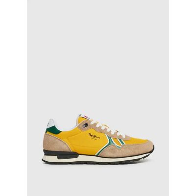 Baskets Pepe Jeans Brit Fun Jaune 40 - Publicité Baskets Pepe Jeans Brit Fun Jaune 40 - Publicité