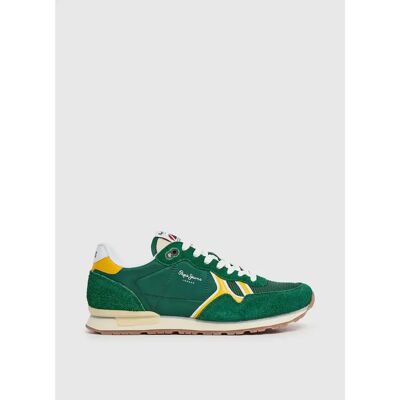 Baskets Pepe Jeans Brit Fun Vert 44 - Publicité Baskets Pepe Jeans Brit Fun Vert 44 - Publicité