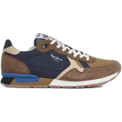 Baskets Pepe Jeans Brit Colors Beige 40 - Publicité Baskets Pepe Jeans Brit Colors Beige 40 - Publicité