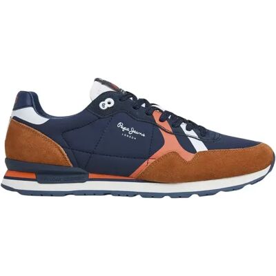 Baskets Pepe Jeans Brit Road Marron 45 - Publicité Baskets Pepe Jeans Brit Road Marron 45 - Publicité