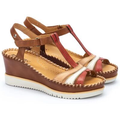 Sandales compensées femme Pikolinos Aguadulce W3Z-1776C1 Marron 38 - Publicité Sandales compensées femme Pikolinos Aguadulce W3Z-1776C1 Marron 38 - Publicité
