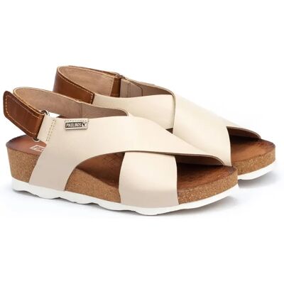 Sandales compensées femme Pikolinos Mahon W9E-912 Blanc 38 - Publicité Sandales compensées femme Pikolinos Mahon W9E-912 Blanc 38 - Publicité