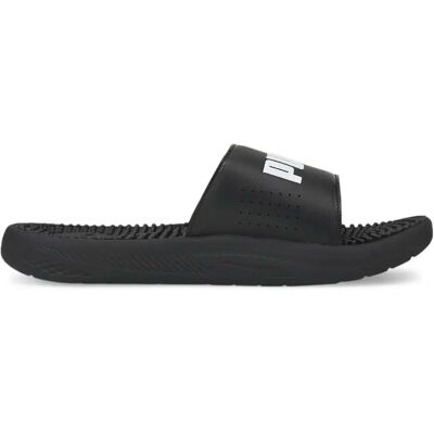 Claquettes Puma Softride Slide Massage Noir 46 - Publicité Claquettes Puma Softride Slide Massage Noir 46 - Publicité