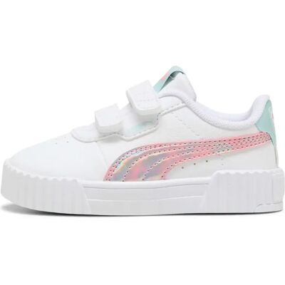 Sneakers bébé fille Puma Carina 3.0 Blanc 20 - Publicité Sneakers bébé fille Puma Carina 3.0 Blanc 20 - Publicité