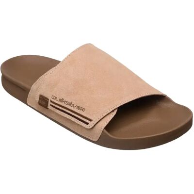 Claquettes en suède Quiksilver Rivi Beige 46 - Publicité Claquettes en suède Quiksilver Rivi Beige 46 - Publicité