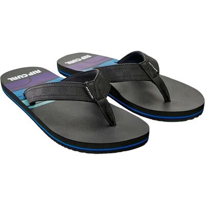Tongs Rip Curl Ripper Noir 45 - Publicité Tongs Rip Curl Ripper Noir 45 - Publicité