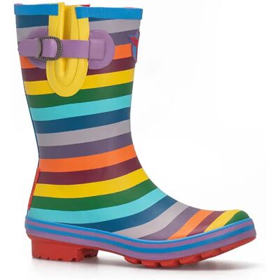 Bottes de pluie femme Rouchette Rainbow Multicolore 40 - Publicité Bottes de pluie femme Rouchette Rainbow Multicolore 40 - Publicité