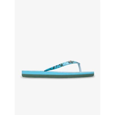 Tongs fille Roxy Pebbles VII Bleu 36 - Publicité Tongs fille Roxy Pebbles VII Bleu 36 - Publicité