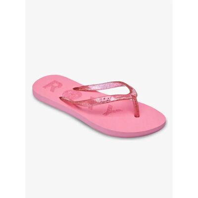 Tongs fille Roxy Viva Sparkle Rose 33 - Publicité Tongs fille Roxy Viva Sparkle Rose 33 - Publicité