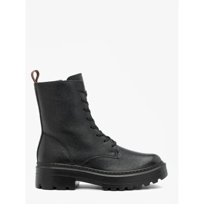 Bottines à lacets en cuir femme Ryłko Natalie Noir 37 - Publicité Bottines à lacets en cuir femme Ryłko Natalie Noir 37 - Publicité