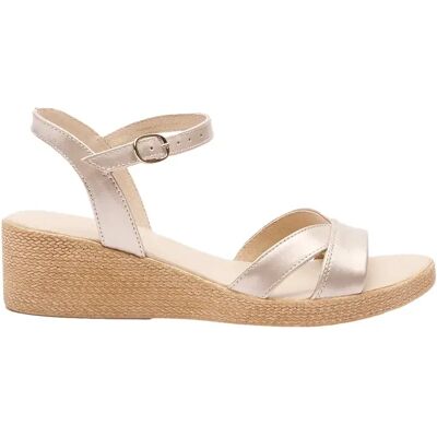 Sandales compensées femme Ryłko Donna Beige 39 - Publicité Sandales compensées femme Ryłko Donna Beige 39 - Publicité