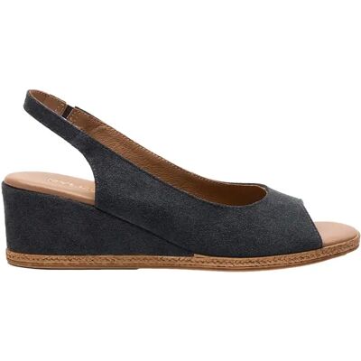 Sandales compensées femme Ryłko Hayley Bleu 38 - Publicité Sandales compensées femme Ryłko Hayley Bleu 38 - Publicité