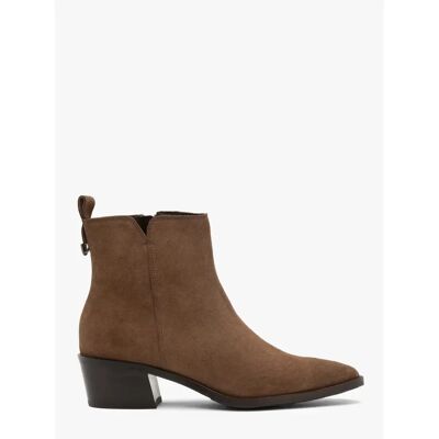 Bottines en daim femme Ryłko Ariana Marron 37 - Publicité Bottines en daim femme Ryłko Ariana Marron 37 - Publicité