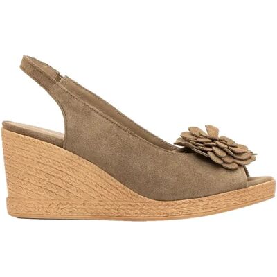 Sandales compensées cuir suede femme Ryłko Gwen Marron 39 - Publicité Sandales compensées cuir suede femme Ryłko Gwen Marron 39 - Publicité