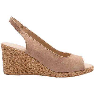 Sandales compensées cuir suede femme Ryłko Gwen Beige 37 - Publicité Sandales compensées cuir suede femme Ryłko Gwen Beige 37 - Publicité