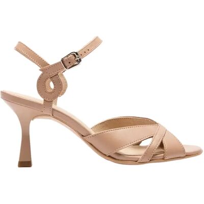 Sandales à talon évasé cuir suede femme Ryłko Tara Beige 39 - Publicité Sandales à talon évasé cuir suede femme Ryłko Tara Beige 39 - Publicité