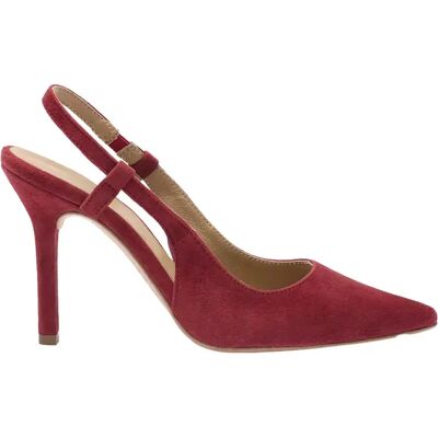 Escarpins en cuir suédé femme Ryłko Linsey Slingback Rouge 38,5 - Publicité Escarpins en cuir suédé femme Ryłko Linsey Slingback Rouge 38,5 - Publicité