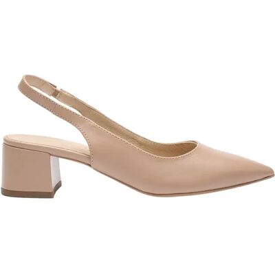 Escarpins à bride arrière talon carré femme Ryłko Joan Beige 37,5 - Publicité Escarpins à bride arrière talon carré femme Ryłko Joan Beige 37,5 - Publicité
