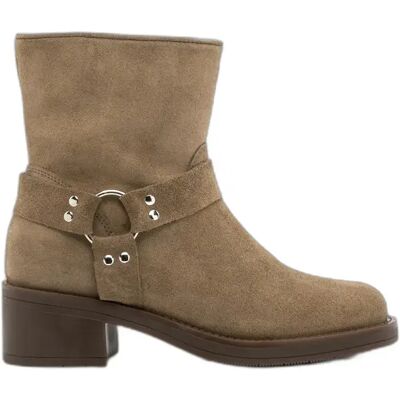 Bottines en daim femme Ryłko Biker Vert 37 - Publicité Bottines en daim femme Ryłko Biker Vert 37 - Publicité