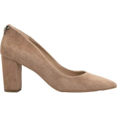 Escarpins talon carré de 7,5 cm femme Ryłko Beige 37 - Publicité Escarpins talon carré de 7,5 cm femme Ryłko Beige 37 - Publicité