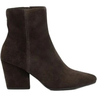 Bottines à talon en daim femme Ryłko Marron 37 - Publicité Bottines à talon en daim femme Ryłko Marron 37 - Publicité