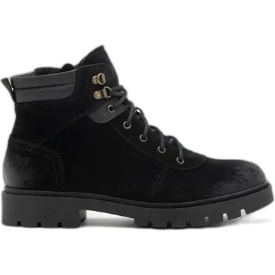 Bottines en daim et cuir synthétique isolées Ryłko Patryk Noir 43 - Publicité Bottines en daim et cuir synthétique isolées Ryłko Patryk Noir 43 - Publicité