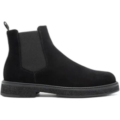 Bottines en cuir suédé Ryłko Chelsea Aiden Noir 43 - Publicité Bottines en cuir suédé Ryłko Chelsea Aiden Noir 43 - Publicité