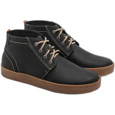 Bottines en cuir nubuck Ryłko Riley Noir 43 - Publicité Bottines en cuir nubuck Ryłko Riley Noir 43 - Publicité