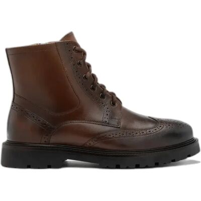 Bottines en cuir avec perforations Ryłko Gideon Marron 41 - Publicité Bottines en cuir avec perforations Ryłko Gideon Marron 41 - Publicité