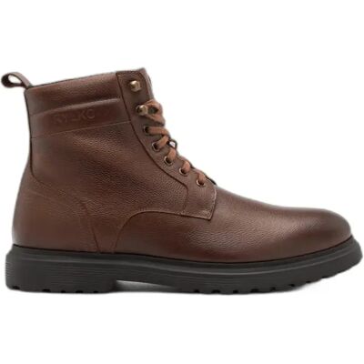 Bottines en cuir pleine fleur Ryłko Rafael Marron 43 - Publicité Bottines en cuir pleine fleur Ryłko Rafael Marron 43 - Publicité