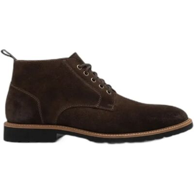 Bottines en cuir suédé Ryłko Dillon Marron 40 - Publicité Bottines en cuir suédé Ryłko Dillon Marron 40 - Publicité
